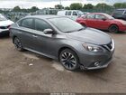 2019 Nissan Sentra Sr Gray vin: 3N1AB7AP5KY211466