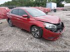 2019 Nissan Sentra Sv Red vin: 3N1AB7AP5KY239672