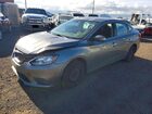 2016 Nissan Sentra S Gray vin: 3N1AB7AP6GY232754