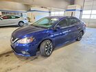 2016 Nissan Sentra Sr Blue vin: 3N1AB7AP6GY257914