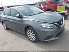 2018 Nissan Sentra Sv Серый vin: 3N1AB7AP6JL647528