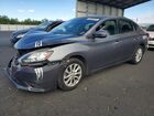 2018 Nissan Sentra Sv Gray vin: 3N1AB7AP6JY242613