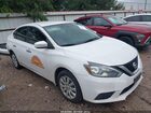 2018 Nissan Sentra S White vin: 3N1AB7AP6JY333462