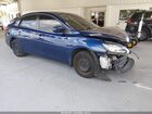2017 Nissan Sentra Sv Blue vin: 3N1AB7AP7HL714678