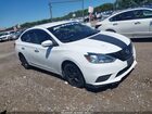 2017 Nissan Sentra S White vin: 3N1AB7AP7HY206116