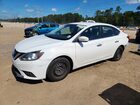 2017 Nissan Sentra Sv White vin: 3N1AB7AP7HY365069