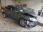 2018 Nissan Sentra Sv Серый vin: 3N1AB7AP7JL655038