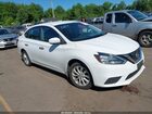 2018 Nissan Sentra Sv White vin: 3N1AB7AP7JY284997