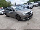 2016 Nissan Sentra Sv Gray vin: 3N1AB7AP8GL655168