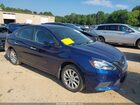 2018 Nissan Sentra Sv Dark Blue vin: 3N1AB7AP8JL620704