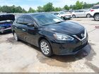 2018 Nissan Sentra S Black vin: 3N1AB7AP8JY315917