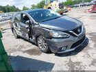 2018 Nissan Sentra Sl Gray vin: 3N1AB7AP9JY254576