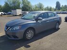 2016 Nissan Sentra Sv Gray vin: 3N1AB7APXGL681576