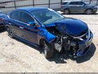 2017 Nissan Sentra Sr Blue vin: 3N1AB7APXHY208720