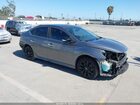 2018 Nissan Sentra Sr Gray vin: 3N1AB7APXJY247619