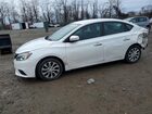 2019 Nissan Sentra Sv White vin: 3N1AB7APXKY425045