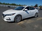 2020 Nissan Sentra S White vin: 3N1AB8BV7LY257403
