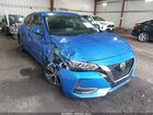 2020 Nissan Sentra Sv Xtronic Cvt Синий vin: 3N1AB8CV0LY298471
