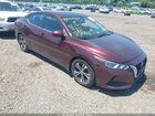 2021 Nissan Sentra Sv Xtronic Cvt Красный vin: 3N1AB8CV0MY242029
