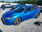 2021 Nissan Sentra Sv Blue vin: 3N1AB8CV0MY292915