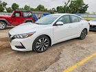 2021 Nissan Sentra Sv White vin: 3N1AB8CV1MY321810