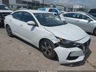 2021 Nissan Sentra Sv Xtronic Cvt Белый vin: 3N1AB8CV2MY282970