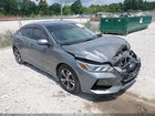 2022 Nissan Sentra Sv Xtronic Cvt Gray vin: 3N1AB8CV4NY287864