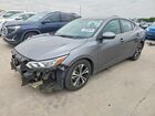 2021 Nissan Sentra Sv Gray vin: 3N1AB8CV8MY316894