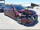 2021 Nissan Sentra Sv Xtronic Cvt Бордовый vin: 3N1AB8CV9MY248184