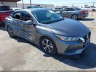 2020 Nissan Sentra Sv Xtronic Cvt Gray vin: 3N1AB8CVXLY281371