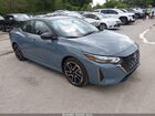 2025 Nissan Sentra Sr Light Blue vin: 3N1AB8DV1SY418095