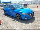 2021 Nissan Sentra Sr Xtronic Cvt Blue vin: 3N1AB8DV3MY243108