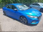 2021 Nissan Sentra Sr Xtronic Cvt Blue vin: 3N1AB8DV5MY207677