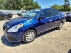 2019 Nissan Versa Sv Синий vin: 3N1CN7AP2KL812038