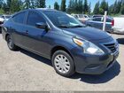 2016 Nissan Versa 1.6 S Синий vin: 3N1CN7AP9GL842290