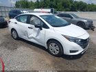 2025 Nissan Versa 1.6 S Белый vin: 3N1CN8DV7SL879539