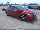2021 Nissan Versa Sv Xtronic Cvt Burgundy vin: 3N1CN8EV2ML895696