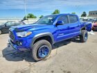 2023 Toyota Tacoma Trd Off-road Blue vin: 3TMCZ5AN9PM579703
