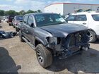 2021 Toyota Tacoma Sr Gray vin: 3TYAX5GN7MT017951