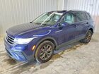 2022 Volkswagen Tiguan Se Blue vin: 3VV3B7AX0NM124691