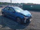 2018 Volkswagen Jetta 1.4t Se/1.4t Wolfsburg Edition Blue vin: 3VWDB7AJ2JM234566
