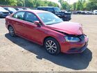 2018 Volkswagen Jetta 1.4t Se/1.4t Wolfsburg Edition Red vin: 3VWDB7AJ4JM262224