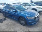 2021 Volkswagen Jetta 1.4t R-line/1.4t S Blue vin: 3VWN57BU7MM004725