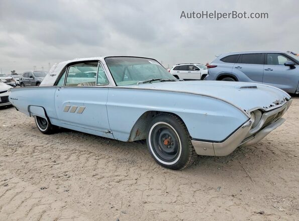 3Y83Z122522 1963 FORD THUNDERBIRD Blue Przód prawy