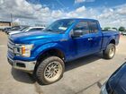2018 Ford F150 Super Cab Blue vin: 1FTEX1CG0JFE73508