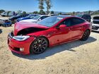 2017 Tesla Model S Red vin: 5YJSA1E42HF185351