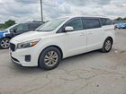 2016 Kia Sedona Lx White vin: KNDMB5C10G6188300