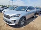 2019 Kia Sorento Lx V6 Silver vin: 5XYPGDA51KG572316