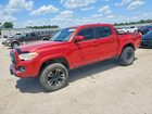 2018 Toyota Tacoma Sr V6 Red vin: 3TMCZ5AN0JM163496