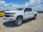 2021 Chevrolet Silverado K1500 Custom White vin: 3GCPYBEK1MG315288